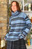 Braemar Stripey Knit Blues